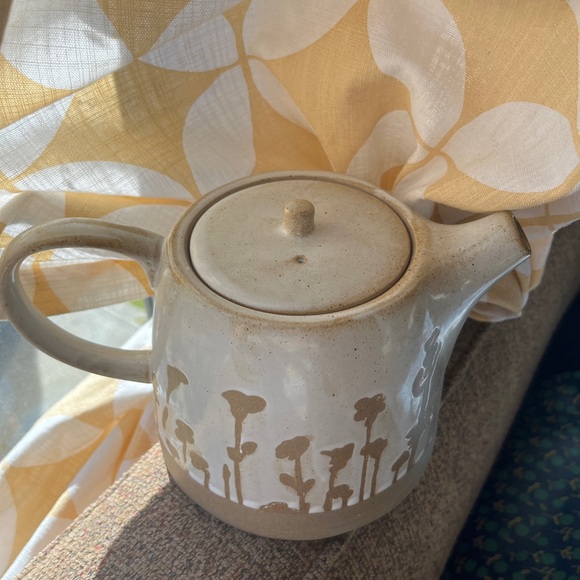 Anthropologie Teapot Herbiflora Handpainted - Picture 3 of 10